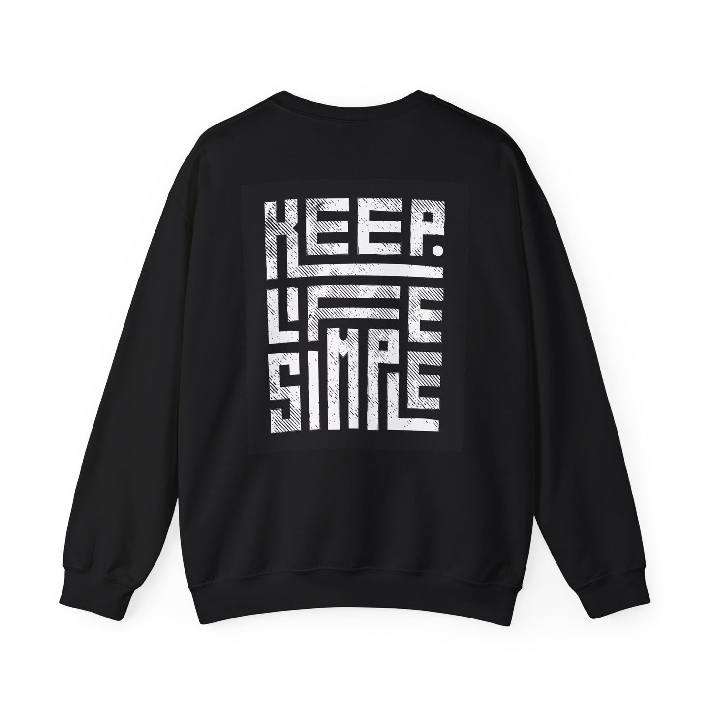 🖤 KEEP LIFE SIMPLE Oversized Sweatshirt – Minimalist Streetwear
